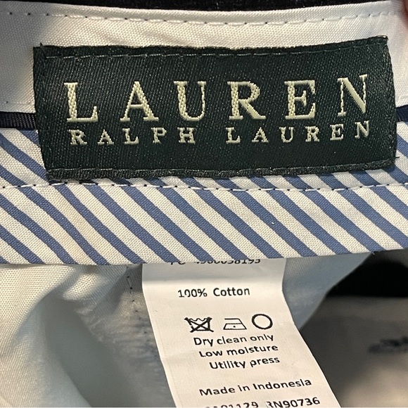 Lauren Ralph Lauren Navy Corduroy Dress Pants 42x30 - Picture 5 of 8